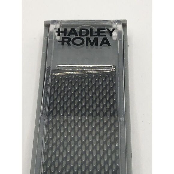 Hadley Roma Watch Band Replacement Black In Box MB3848 PY11 - Picture 2 of 9